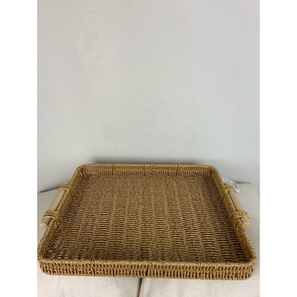 Bandeja Organizadora Material Vime Rattan Retangular 38cm - Image 4