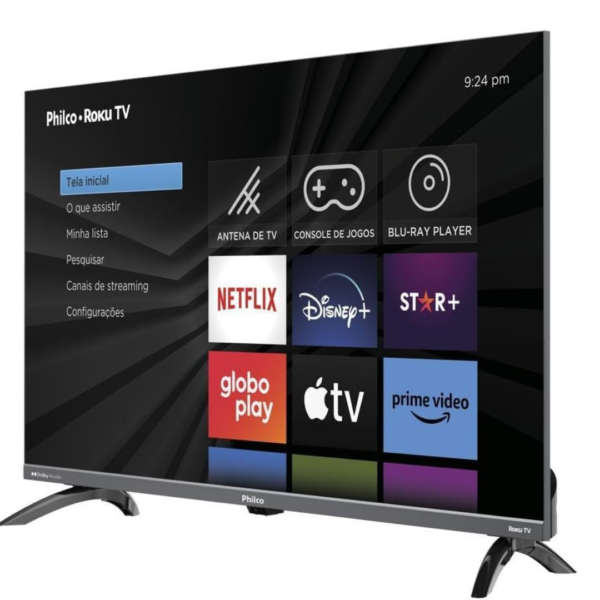 Smart TV 32” Philco Roku TV Led Dolby Audio - Image 3