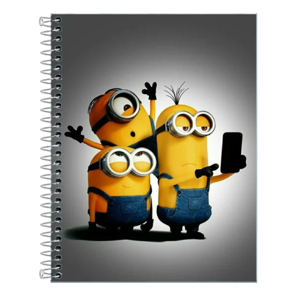 Caderno Minions Capa dura 1,10 ou 20 Matérias - Image 2