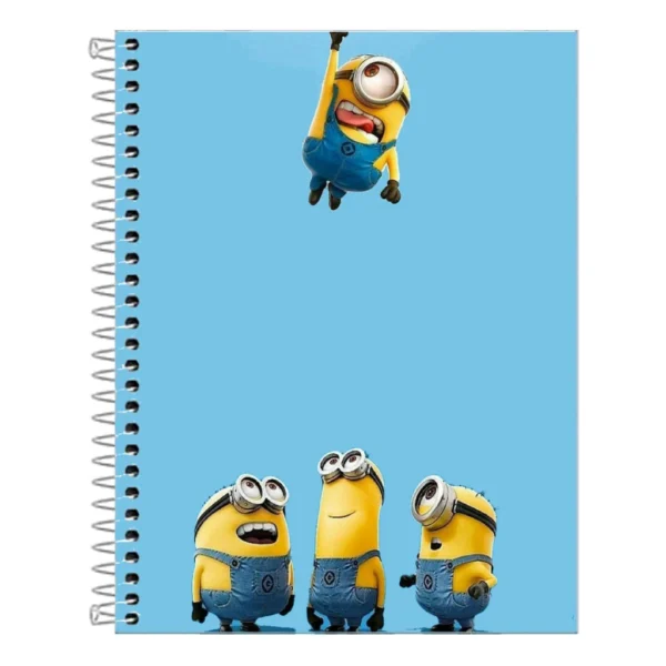 Caderno Minions Capa dura 1,10 ou 20 Matérias - Image 3