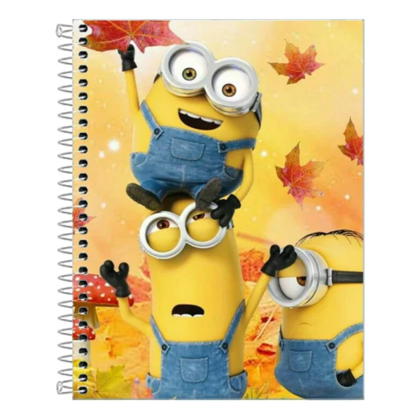 Caderno Minions Capa dura 1,10 ou 20 Matérias - Image 4