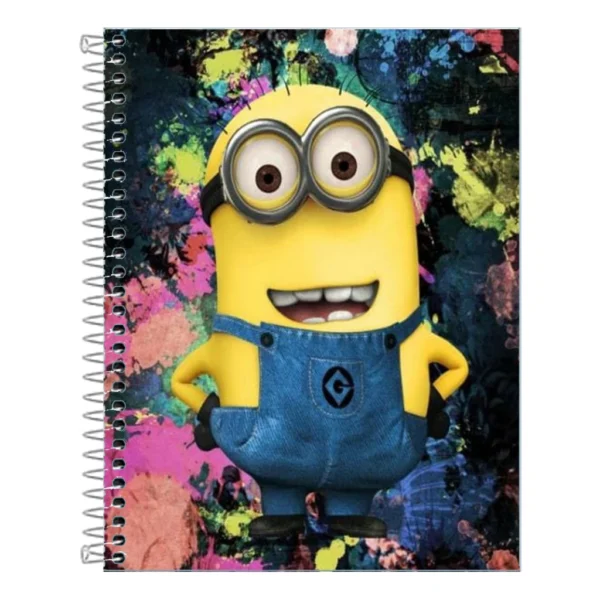 Caderno Minions Capa dura 1,10 ou 20 Matérias - Image 5