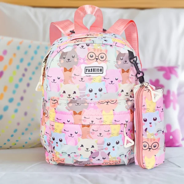 Kit Mochila e Estojo Infantil Feminina